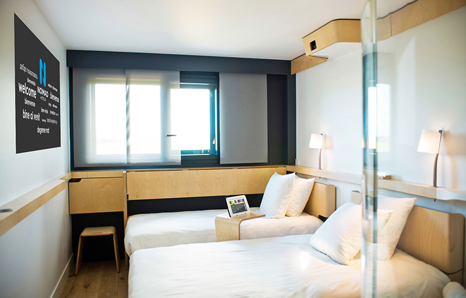 Chambre twin NOMAD Hotels